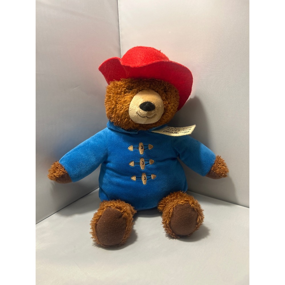 Paddington Bear Plush Kohls Cares Blue Coat Red Hat Stuffed Animal Toy 12 inch